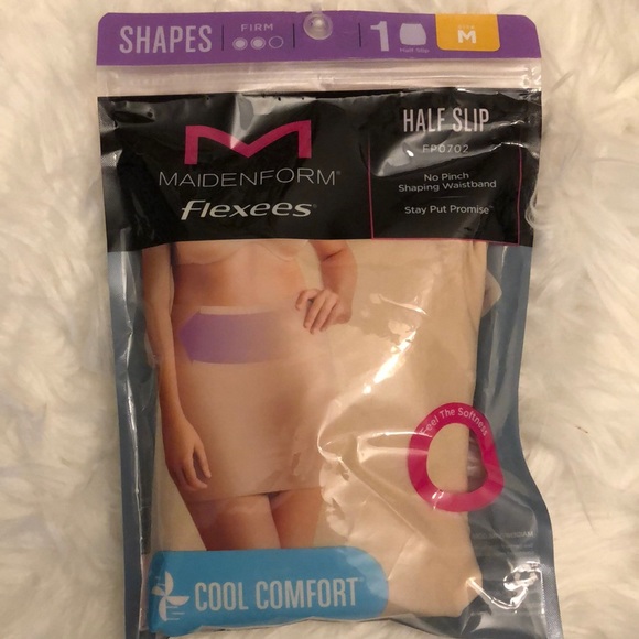 Maidenform Other - NWT Maidenform Flexees Firm Cool Half Slip in Nude